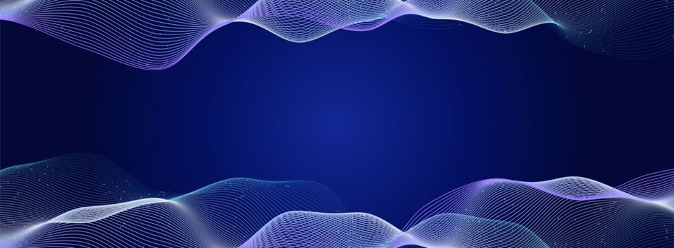 AI Digital Wave Neural Network Background, Brain Synapse Firing Connect, Data Net Stream, Futuristic Spiral DNA, Artificial Intelligence Llm Sound Signal Flow Visualisation. Vector Illustration