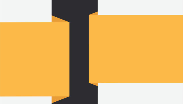 vector illustration of a set of four blank cards