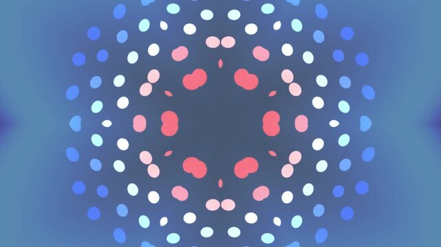 Abstract Fibonacci Flower Aurora Flow Motion Graphics