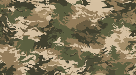  Camouflage Background Seamless Pattern Vector Illustration Design. Use for military purpose,tactical gear, fabric printing © amir