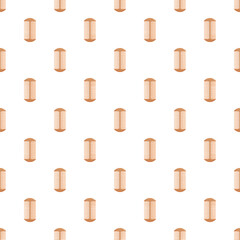 Wooden lice comb repeating pattern for hair care and hygiene concepts