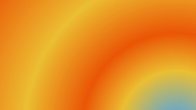 Abstract orange and yellow gradient background with soft curved color transitions and warm glow