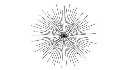 Obraz premium Abstract Sunburst Bursting Starburst Graphic Design Element