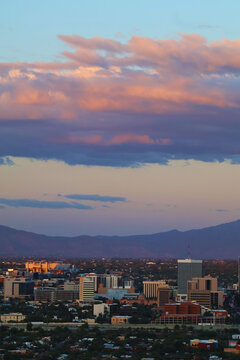 Sunrise Over Tucson Skyline 1