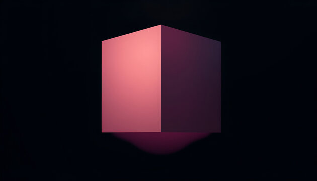 rotating abstract cube