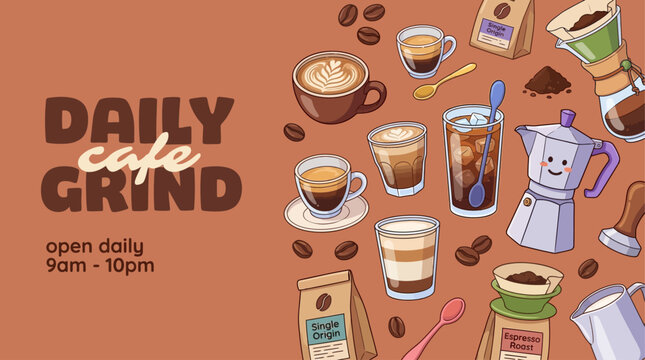Discover Your Perfect Brew at Daily Cafe Grind Serving Fresh Coffee from 9 AM to 10 PM Daily