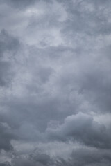 Obraz premium dark dramatic sky. stormy clouds. before the storm. stratus clouds.