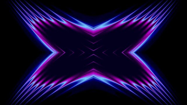 Abstract gradient background in blue and purple with a geometric pattern. Psychedelic loop background for the cover.