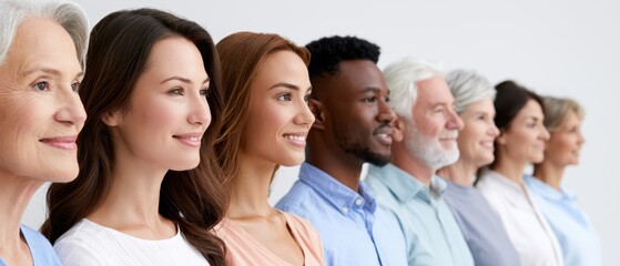 Fototapeta premium Diverse business team smiling together in office, teamwork and positive corporate culture concept.
