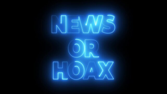 Video footage red rubber stamp effect, hoax, mark for fake news at green chroma key, black and white background