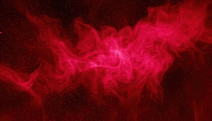 Fototapeta premium Abstract Red Smoke - A Mesmerizing Dance of Color and Light.