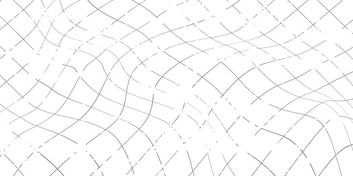 Net texture pattern on white background. Net texture pattern for backdrop and wallpaper. Realistic net pattern with black squares. Geometric background