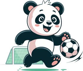 Naklejka premium Cute Panda Cartoon Illustrations Mega Pack