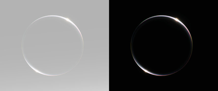 Glass sphere representing fragile perfection and purity in abstract minimal form symbolizing clarity, softness and harmony balance
