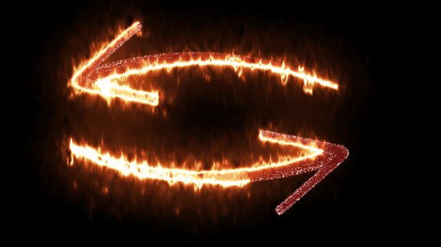 burning  arrow 