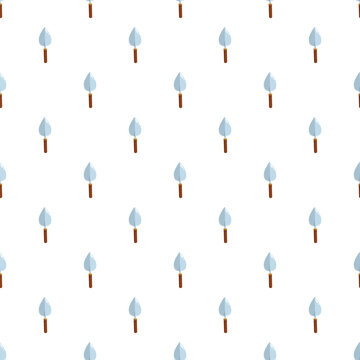 Trowel tools creating a seamless pattern for building and repair projects