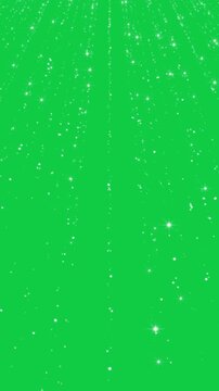 white stars twinkle lights sparkle glitters syrings isolated green screen animation,chroma key shiny glowing star on transparent vertical social media motion design element