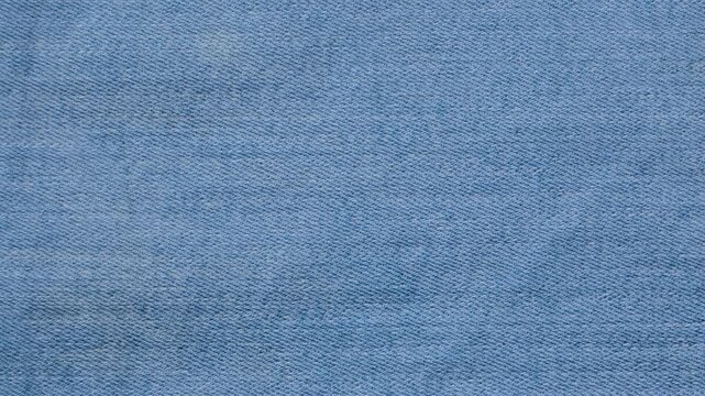 Detailed denim close-up, revealing the indigo blue texture and stitching, perfect for fashion and design projects.