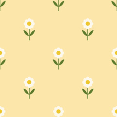 Naklejka premium seamless pattern with flowers