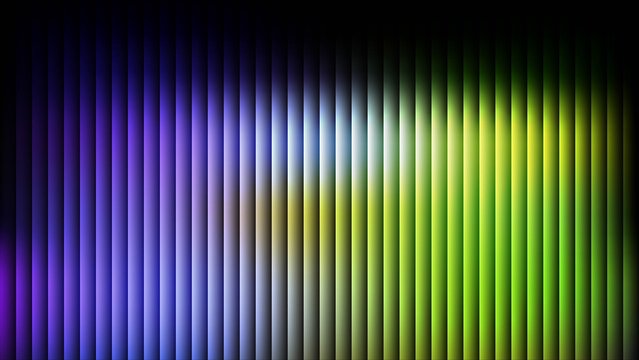 Abstract vertical gradient stripes with vibrant purple, blue, green, and yellow colors in smooth transition