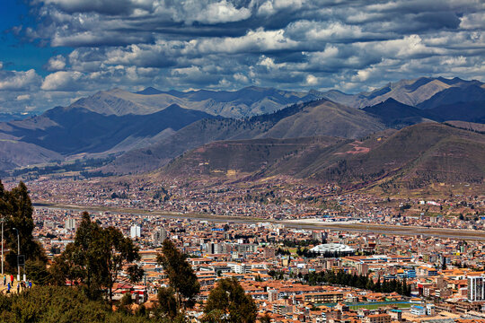 A view of the city centre of Cusco in Peru
