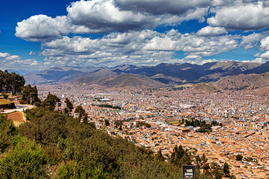 A view of the city centre of Cusco in Peru
