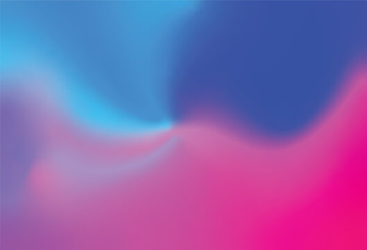 Abstract Neon Gradient Background with Blue Pink and Cyan Fluid Waves