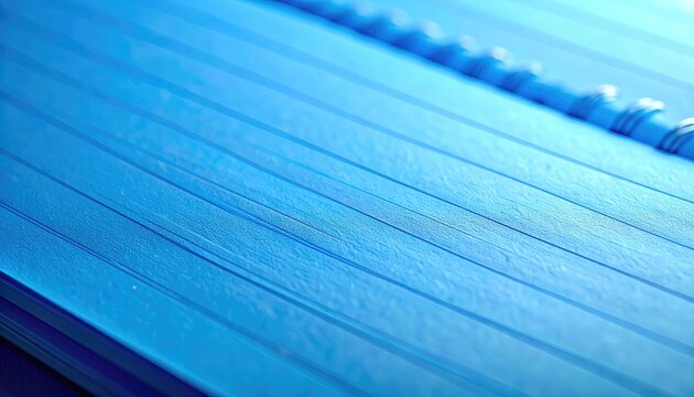 Abstract close-up of parallel blue lines with a textured surface.