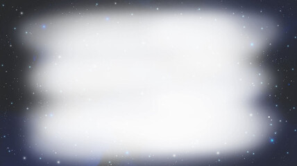 Celestial Deep Blue Starry Frame with Cosmic Night Atmosphere © Mikky