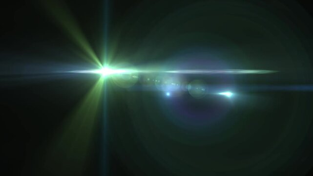 Flashing lens flares, random bright blinking lights overlay, emergency flash glow effect, black background motion graphics in high quality 4k
