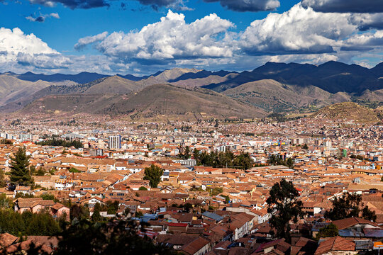 A view of the city centre of Cusco in Peru

