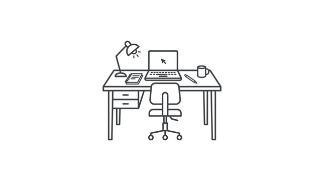 Frustrated Businessman at Office Desk.