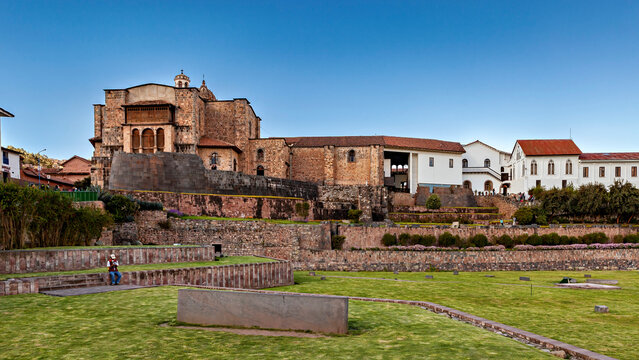 The Coricancha (or Qorikancha), the most important temple of the Inca Empire in Cusco, Peru
