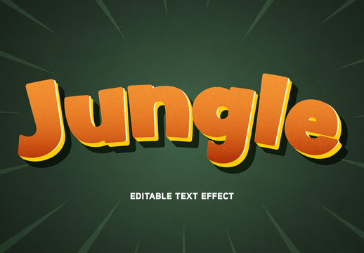 Jungle Text Effect
