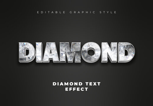 Diamond Crystal Text Effect