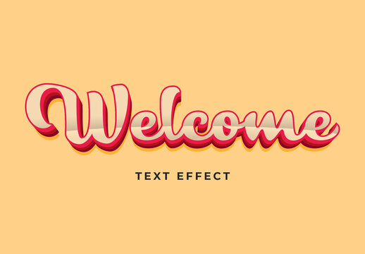 Classic Script Text Effect