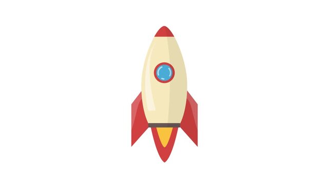 Creative Rocket Launch Animation