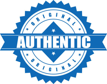A close-up view of an authentic stamp on a white background