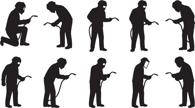 Silhouette of a man with cane.