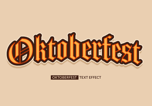 Oktoberfest Text Effect