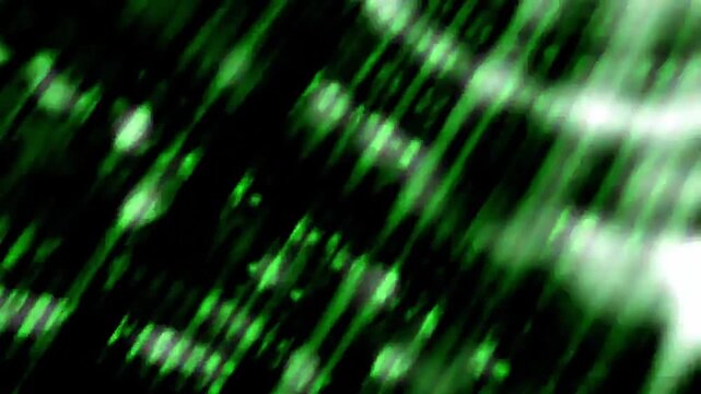 An abstract motion graphics animation video featuring a futuristic digital tunnel visualization.