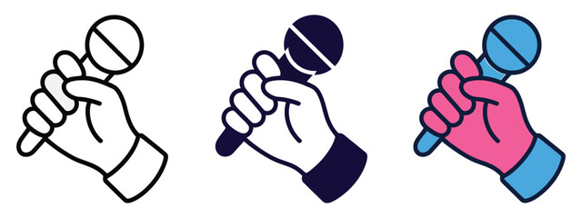 Press freedom journalism icon representing media independence, news reporting, free speech and investigative communication © Welcome saiful 