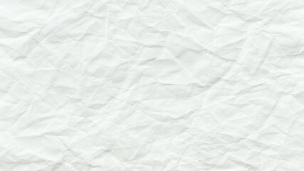 Naklejka premium Crumpled white paper texture background, desktop wallpaper