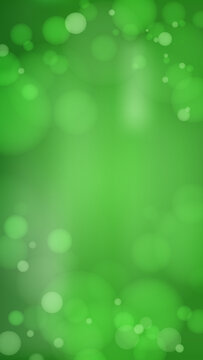 Vibrant green bokeh mobile wallpaper