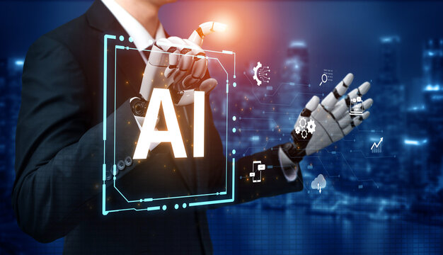 A generative AI assistant demonstrates its platform's ability to integrate with business processes. This technology provides solutions for automation, data analysis, and growth. Fermion