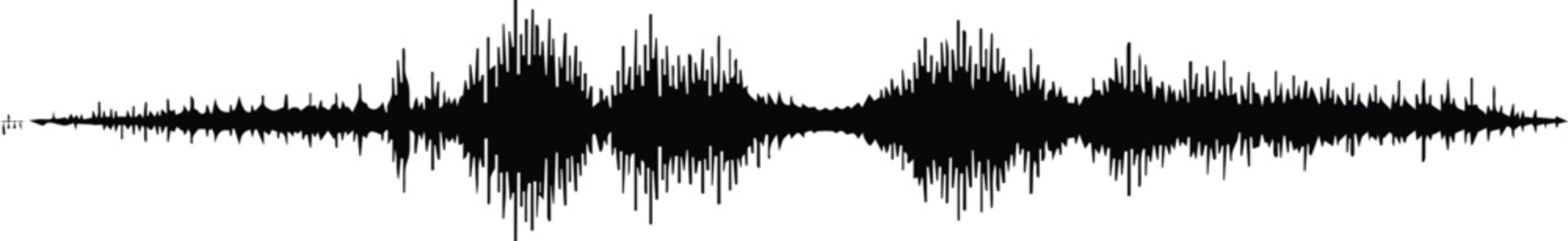 waveform music spectrum spectrogram vector for audio production