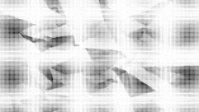 Retro pop art halftone vector with polygonal paper creases and dotted texture