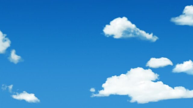 青空と雲 ループ