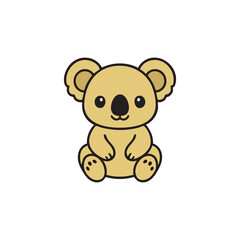Fototapeta premium vector illustration of cute koala