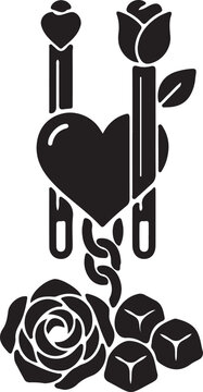 Vector illustration of a coffee cup with coffee beans and a coffee grinder design